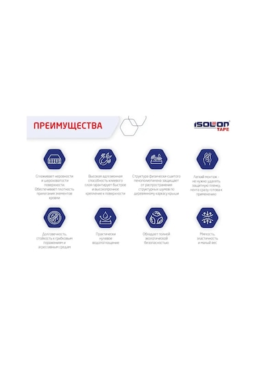 Isolon Yüksek Yapışkanlıklı Sızdırmazlık Bandı Euroband 50mm X 30m 134679773