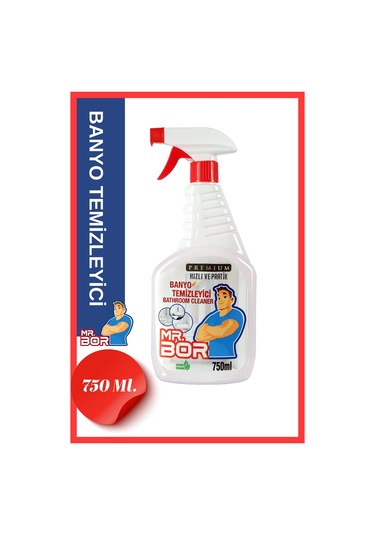 Mr.bor Premium Banyo Derz Ve Duşakabin Temizleyici 750 Ml.