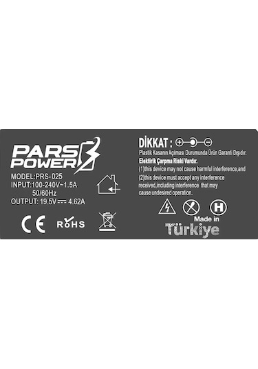 Notebook Adaptör - 90w - Hp 15-ay013nt, 15-ay016nt, 15-ba000 Muadili İle Uyumlu