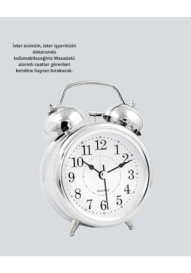 Dekoratif Gümüş Saat