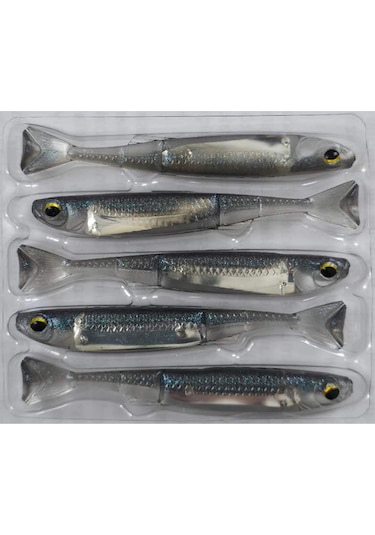 Tokyotackle Wiggle Real Fish Silikon Balık Yem 7.5cm 5'li Paket P14s5333