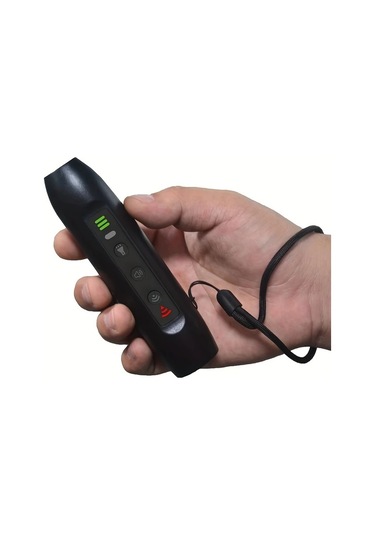 Willowhaven Siyah Usb Şarjlı Ses Dalgası Teknolojili Köpek Eğitim Cihazı Titreşim Ve Flaş Işık Modları