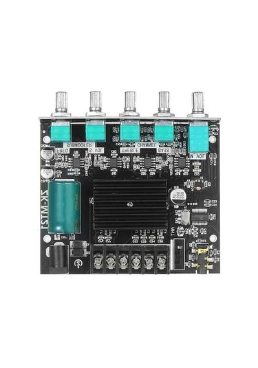 Didadodo Springsun Zk-mt21 2.1 Kanal Bluetooth Güçlendirici Modülü - 50w+100w, Dıy Ses Sistemi, Yüksek/bas Ayarlı, Yeni Ses Teknolojisi
