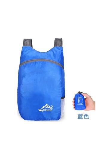 Silkroadselect Ultra Hafif Taşınabilir Katlanabilir Sırt Çantası Su Geçirmez Açık Hava Seyahati Eğlence Çantası Büyük Kapasiteli 20l 7sb141 Kahverengi