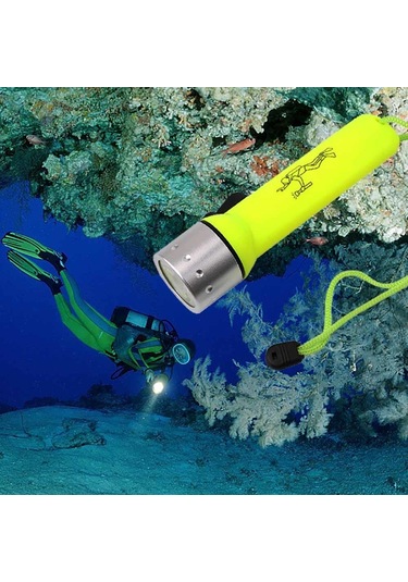 Valkyrie 3w Led Su Altı Dalış El Feneri Su Geçirmez 60 Mt Fener