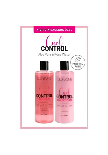 Selfbomb Curl Control Şampuan 400 ML + Saç Kremi 400 ML
