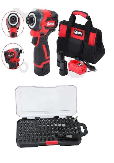 Ht- 85 Parça Arm S2 Çelik Torx Bits Uç Seti Matkap Ucu Torklu Vidalama Matkap 210nm
