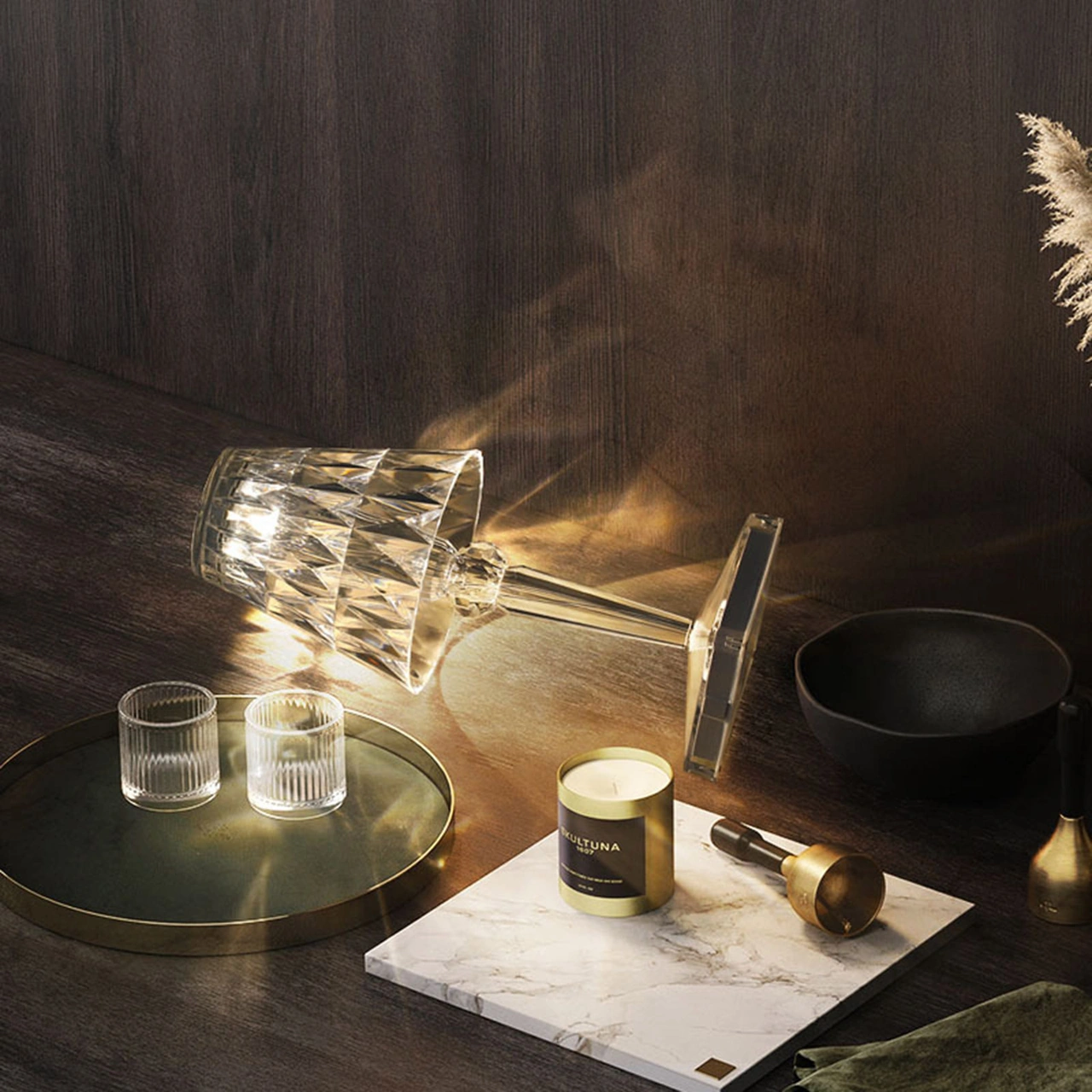 Shineyee Usb Beslemeli Kristal Masa Lambası - 3000k/6000k Işık Ayarı, Pmma Malzeme, Modern Tasarım, St001 Modeli Işık Ampülü Dahil