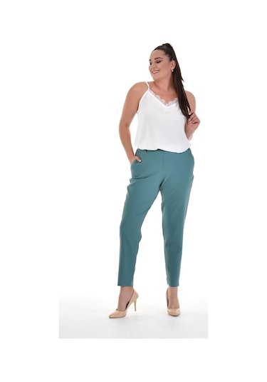 Beli Lastikli Slim Fit Klasik Pantolon (523192535)