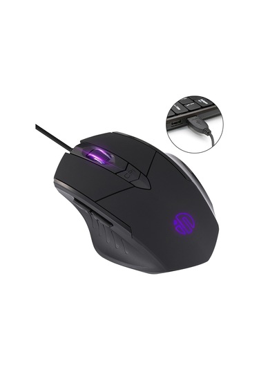 Inphic Pw1 Oyun Sessiz Makro Tanımı Aydınlatmalı Kablolu Fare, Kablo Uzunluğu: 1.5m Titanyum Gri Oyun Versiyonu Diğer