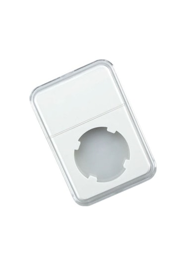 Sones Hatıra Madeni Para Tanımlama Derecelendirme Kutusu Madeni Para Koleksiyon Kutusu, Renk: Beyaz 27mm