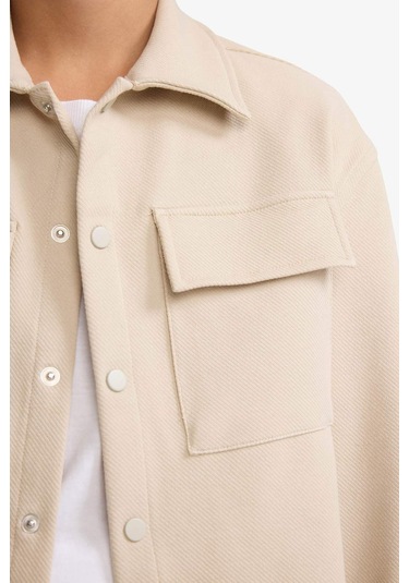 Defacto Erkek Çocuk Polo Yaka Ceket G3750a825aubg359 Bej-bg359