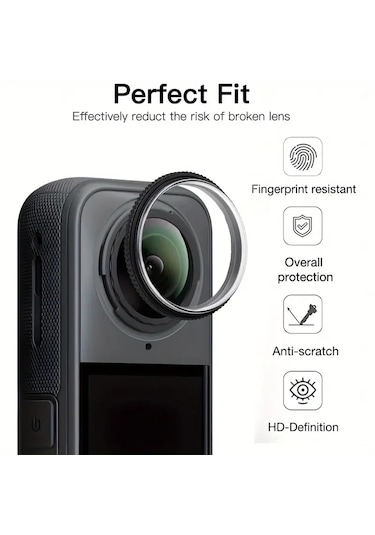 Teknoroket Insta360 X5 Lens Guard - Profesyonel Lens Koruma