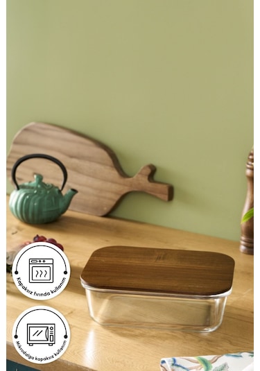 Karaca Karya Acacia Saklama Kabı 1300 Ml