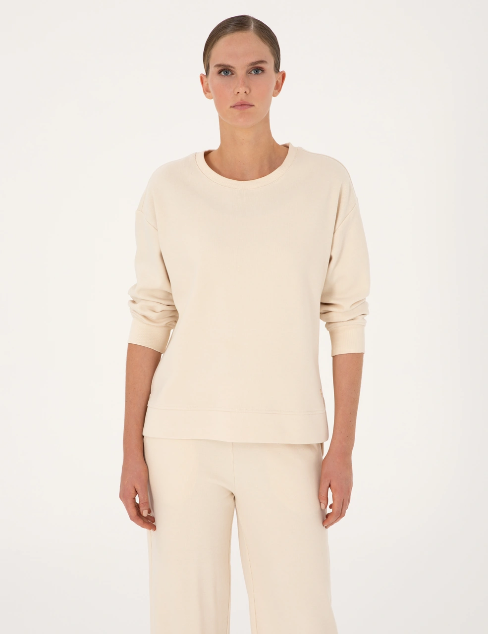 Pierre Cardin Kadın Ekru Sweatshirt 50314948-vr019 Ekru