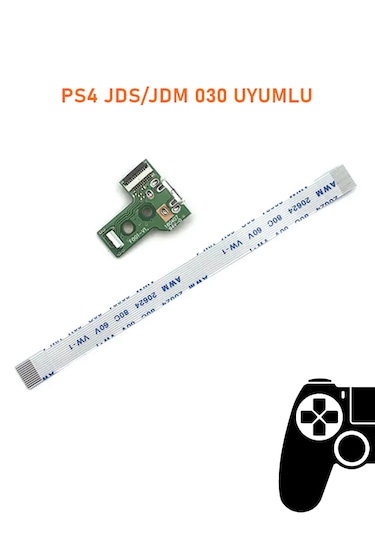 Ps4 V2 Kollar İle Uyumlu Jds Jdm 030 Usb Port Soket & 12 Pın Flex