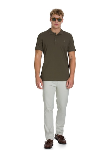 Hatemoğlu Mavi Regular Fit Yandan Cepli Kanvas Pantolon 34599 Mavi