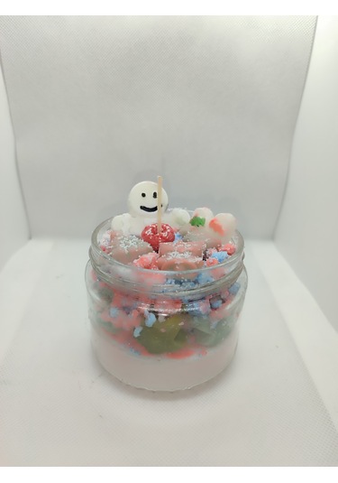 Kurabiye Adam Kavanozda Yılbaşı Partisi Mum