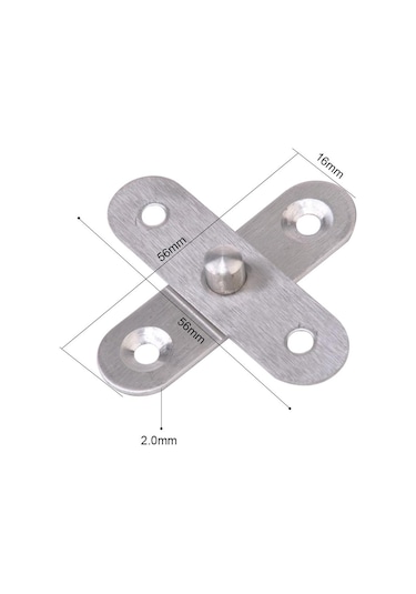 Homyl 2 Adet Paslanmaz Çelik Gizli 360 Derece Döner Menteşe Tarif Edildiği Gibi