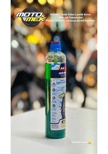 Acil Lastik Tamir Sıvısı 500ml Kendini Tamir Eden Zırh Jel Motosiklet Ve Scooter Uyumlu