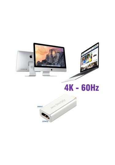 Type-c Hdmı Dönüştürücü 4k 60hz Apple Uyumlu MacBook Ve Usb-c Cihazlar