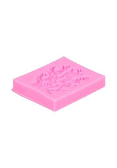 Shineyee Pembe Deniz Otlu Mercan Ağaç Formu - Yemek Kalitesi Silikon - Fondant, Çikolata, Kek Dekorasyonu - Fırın Uygun Dıy Kalıp Pembe