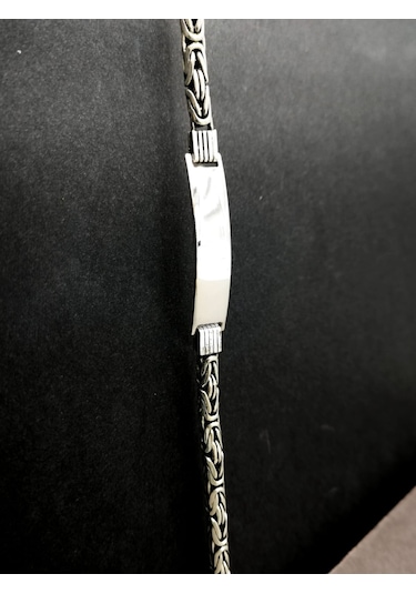 Omar Silver Erkek Kral 5 Mm Oval Plakalı Künye 26,40 Gr