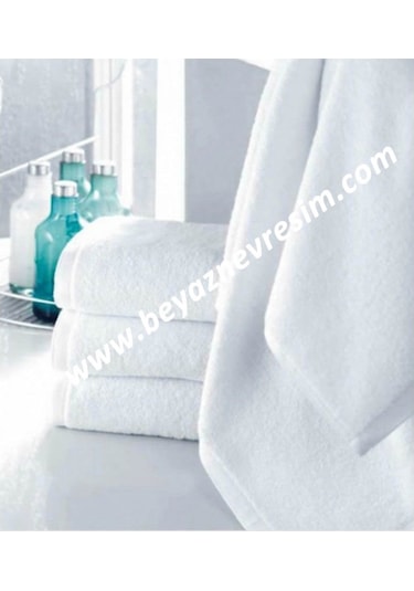 Beyaz Banyo Havlusu 70X140Cm. 500 Gram