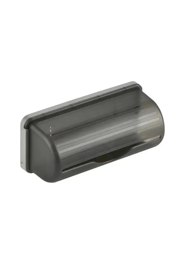 Gajeena Duvar Tipi Siyah Gri Çöp Poşeti Tutucu, Abs Plastik, 17x8x7.5cm, Ev Ofis Uygun, Pratik Ve Boşluk Tasarrufu Sağlar Gri