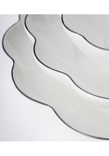 Maxx Doria Livia Platinum 12 Kişilik 58 Parça Yemek Takımı Pa2094 Beyaz