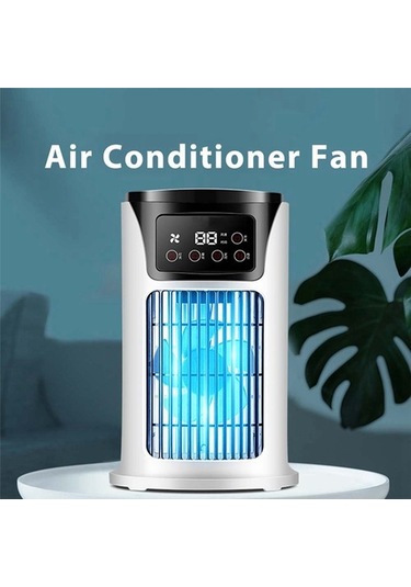 Hava Soğutucu Ev Yurt Öğrenci Masaüstü Elektrikli Fan Küçük Rüzgar Ofis Usb Soğutma Klima Fanı Shywc6 Renkli