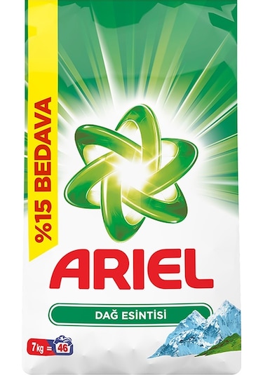 Ariel Toz Çamaşır Deterjanı Dağ Esintisi 46 Yıkama 7 KG
