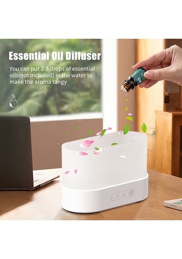 Geeksen 250ml Siyah 3d Flaming Oda Kokusu Dağıtıcı - Ultrasonik Nemlendirici, Otomatik Kapatma Ve 3 Zamanlama Seçeneği İle Aromaterapi