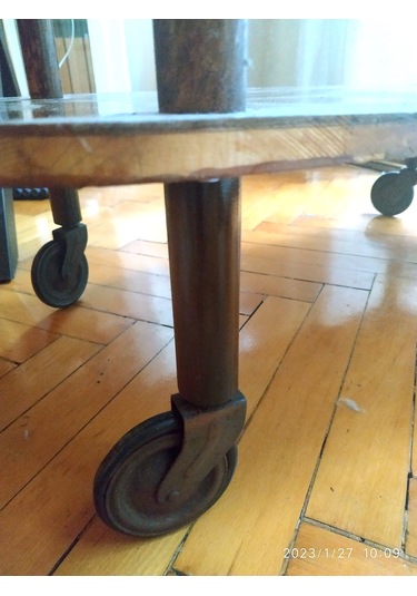 Omeniv Antika Art Deko Servis Arabası Sehpa