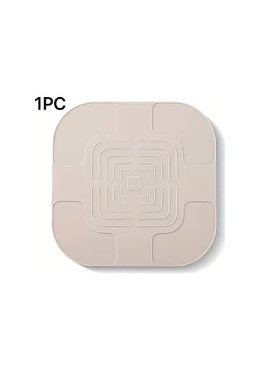 Globalbloom Off White Silikon Isıya Dayanıklı Kesme Matı Hava Fritözü Mutfak Tezgah Koruyucu