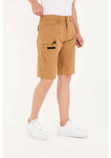 Camp Scoutland Camp725 Outdoor Tactical Su İticili Yazlık Erkek Taktik Şort - Hardal