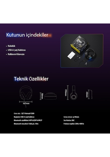 Heroad V200 Rgb 7.1 Kablolu Gaming Oyuncu Kulaklığı Siyah