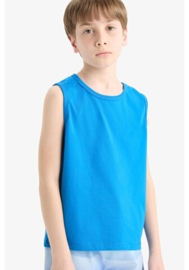 Defacto Erkek Çocuk Bisiklet Yaka Atlet F0693a825hsbe64 Mavi Defacto Erkek Çocuk Bisiklet Yaka Atlet F0693a825hsbe64 Mavi