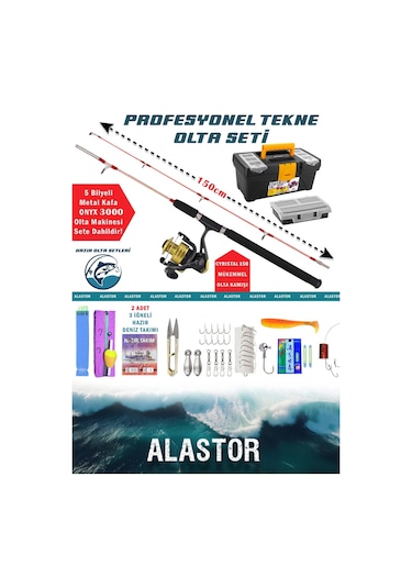 Harika Tam Takım Profesyonel Tekne Olta Seti Cyristal 165cm Olta Kamışı Deniz Olta Seti Hazır