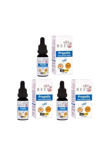 Bee'o Up Propolis Suda Çözünür Damla 3 x 20 ML