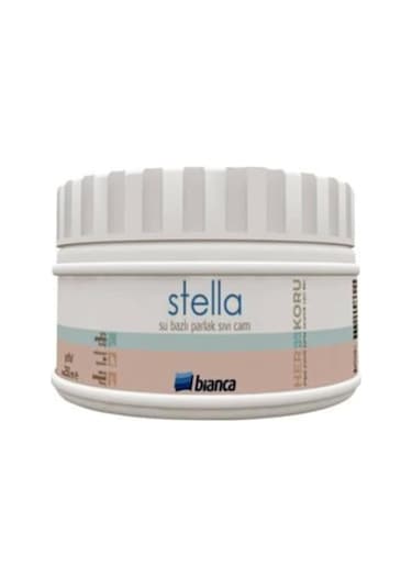 Stella Su Bazlı Sıvı Cam 0.25 Lt Şeffaf Parlak