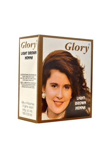 Glory Glory Açık Kahverengi Hint Kınası (Light Brown Henna) 10 Gr