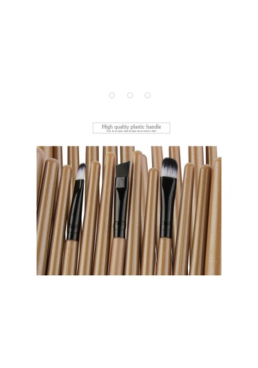 Hfambition 25'li Tam Makyaj Fırça Seti - Göz Farı, Kaş Vb. Farklı Kullanimlar İçin Yumuşak Fiber Saçlı, Taşınabilir Makyaj Aleti