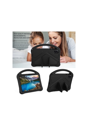 Happyplanet Xiaoqitt-eva Honor Tablet X9 Darbeye Dayanıklı Tablet Kılıfı-siyah