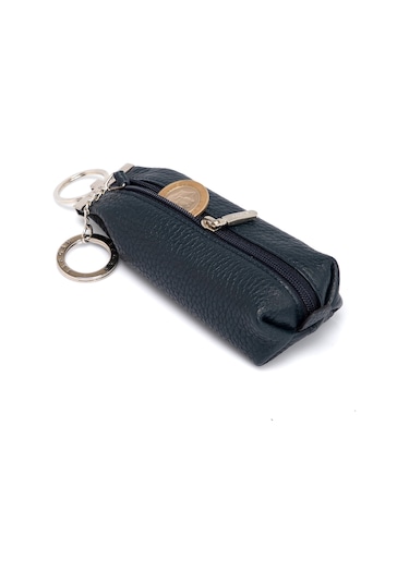 Tergan Lacivert Deri Unisex Anahtarlık 00193A38