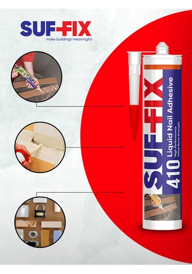 Suf-fix 410 Sıvı Çivi Süper Güçlü İnşaat Yapıştırıcısı 290 Ml B