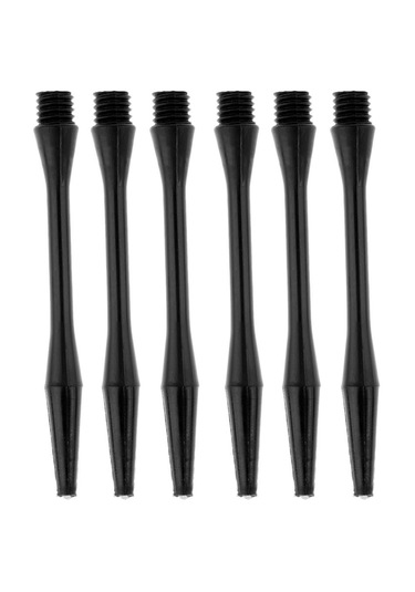 Homyl 60 Adet 54mm Konu Plastik Yeniden Oluklu Dart Milleri Siyah