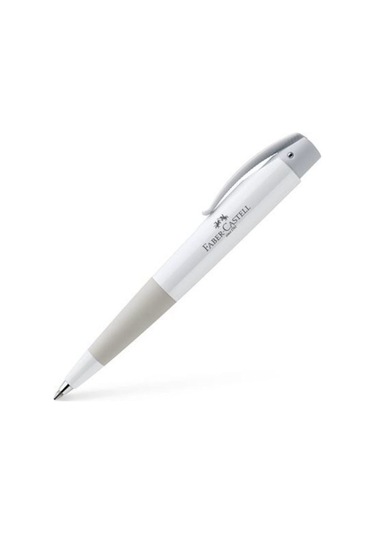 Faber Castell Faber-castell Conic Tükenmez, Gümüs 142801 Beyaz Gövde Beyaz