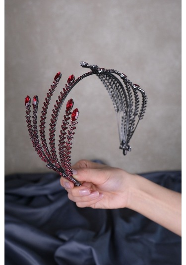 FdayAksesuar Kadın En Güzel Gelinlere Özel Çift Taraflı Helen Gelin Saç Aksesuarı FRDY31663