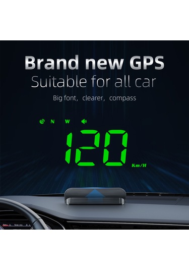 Maiyame Araç Hud Görüntüleyici M1: Gps+beidou, Hız/yön/uydu Sayısı Gösterimi, Aşırı Hız Yorgunluk Alarmı, Otomatik Parlaklık, Yeşil Işık